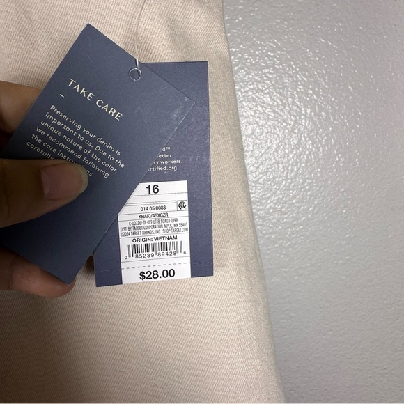 Universal Thread Cream Wide Leg Jeans - Picture 3 of 8